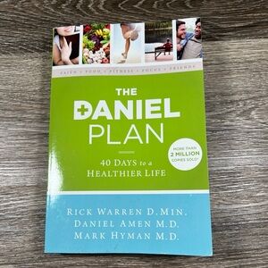 The Daniel Plan: 40 Days to a Healthier Life- Softcover, Rick Warren‎